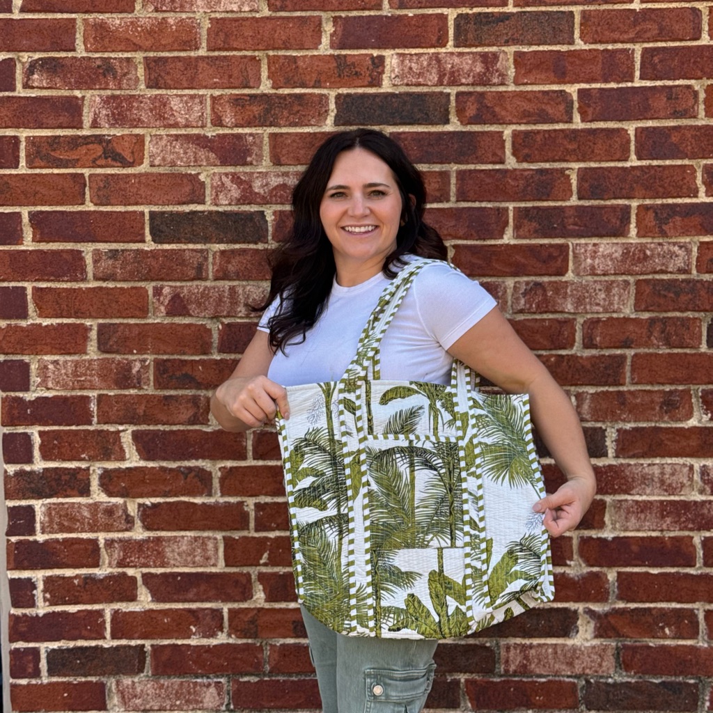 Tropical Green Tote Bag